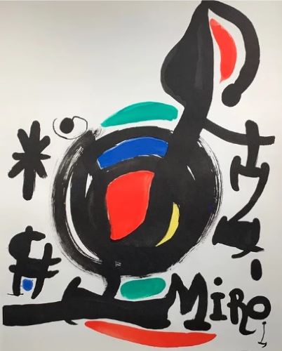 ミロ　「土の精髄展」ミリオーネ画廊（ミラノ）のための作品